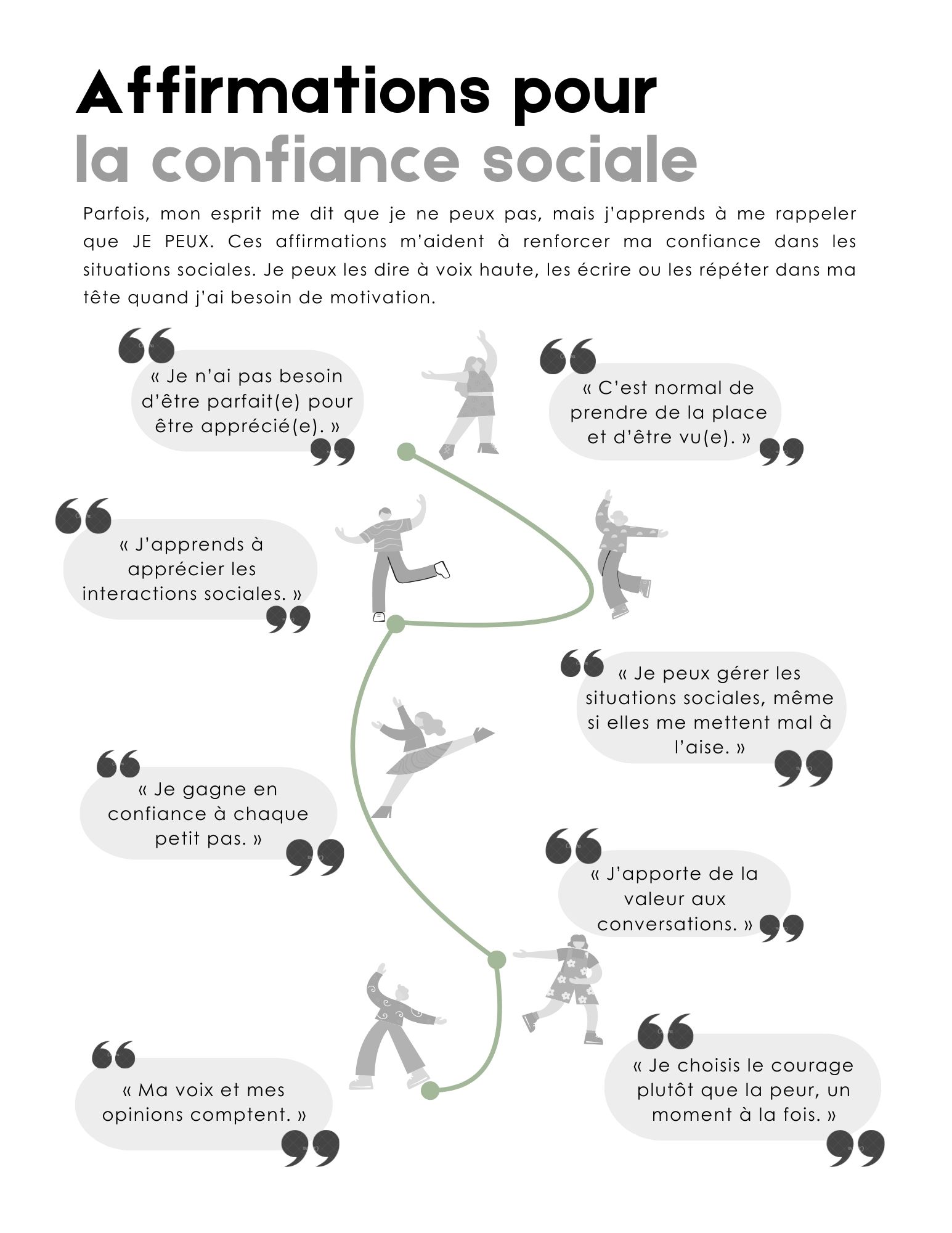 Cahier d'exercices pour soulager l'anxiété sociale – Image 4