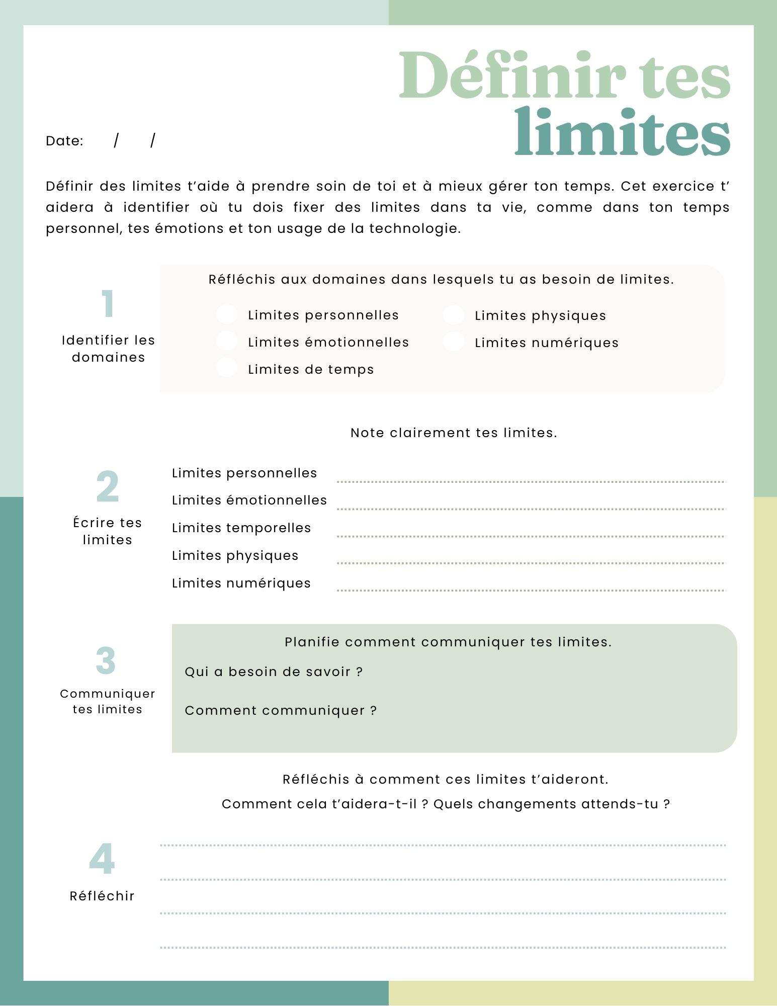 Cahier d'exercice pour cesser de trop penser – Image 3
