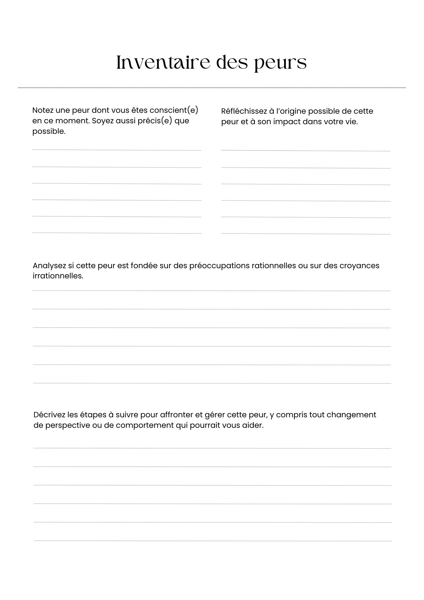 Cahier de travail de l'ombre – Image 3